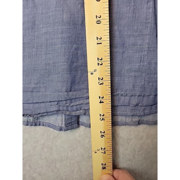 Brooks Brothers 100% Cotton Blue RTS Classic Preppy Button Up Shirt Women's 10 - Picture 8 of 13